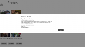 Windows 8 Link List Click Event